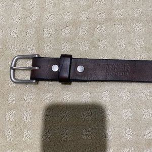 Tanner Goods Classic Brown Leather Belt Size: 28